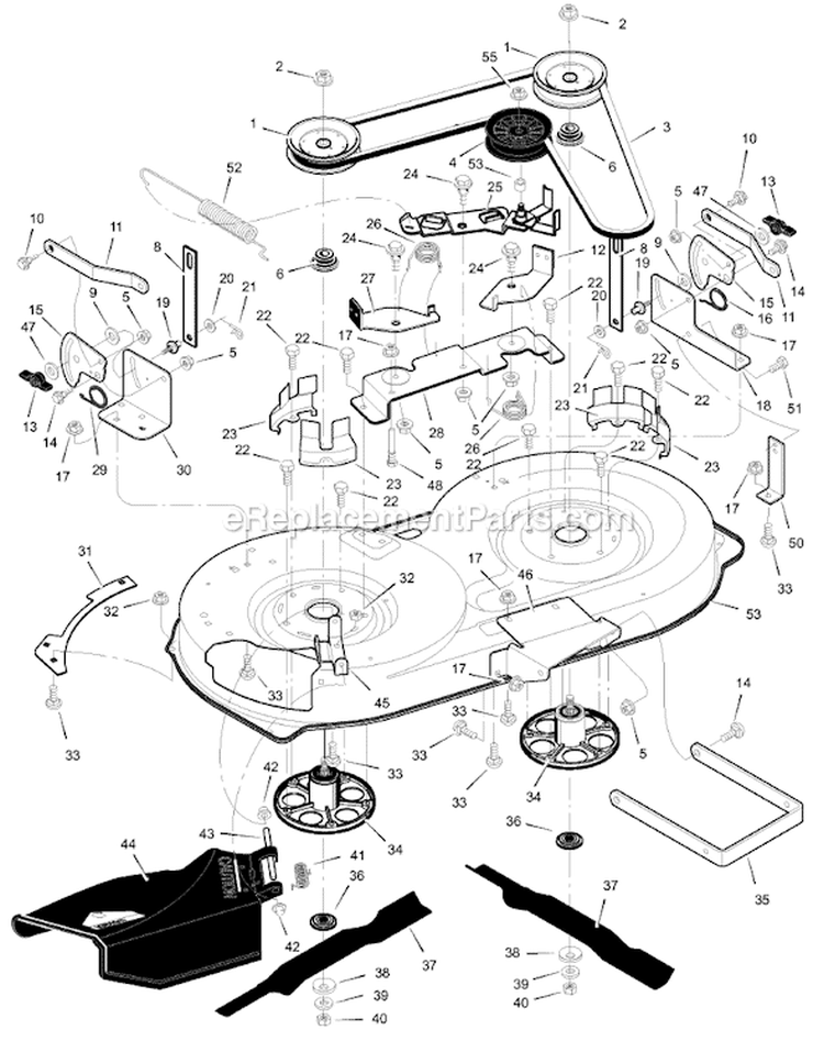 Page E Diagram and Parts List for 405000X8A  Murray Lawn Tractor