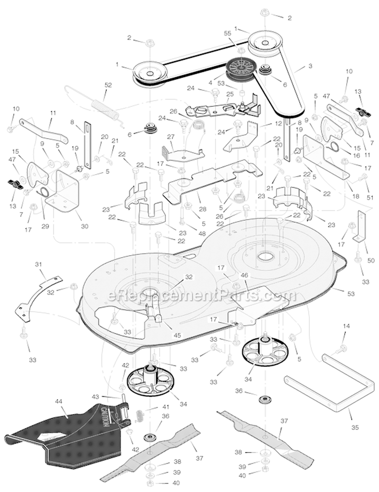 Page E Diagram and Parts List for 405005X99C  Murray Lawn Tractor