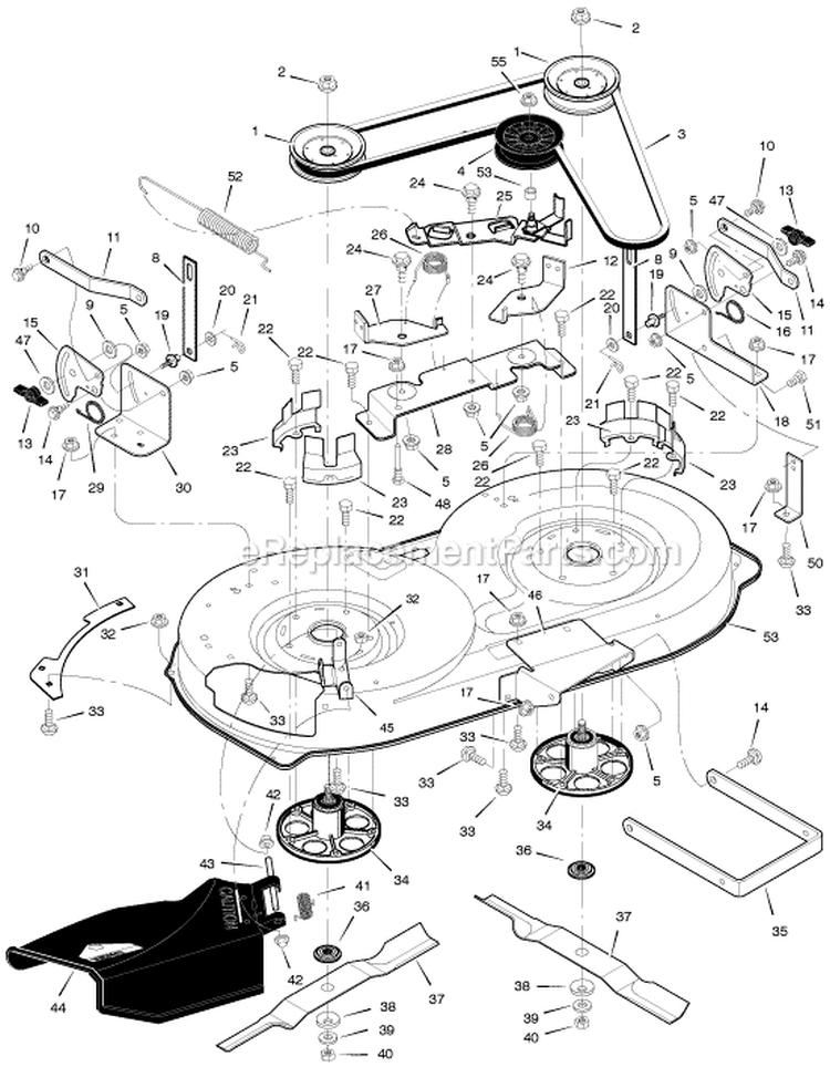 Page E Diagram and Parts List for 405017X78A  Murray Lawn Tractor