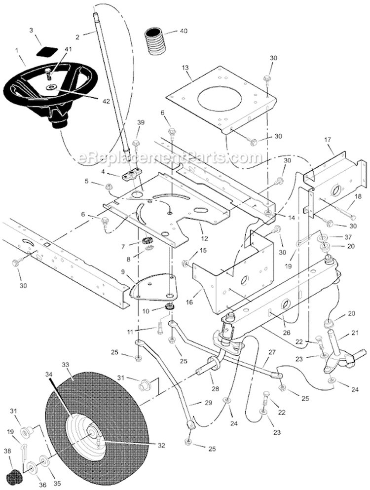 Page G Diagram and Parts List for 405600X50B  Murray Lawn Tractor