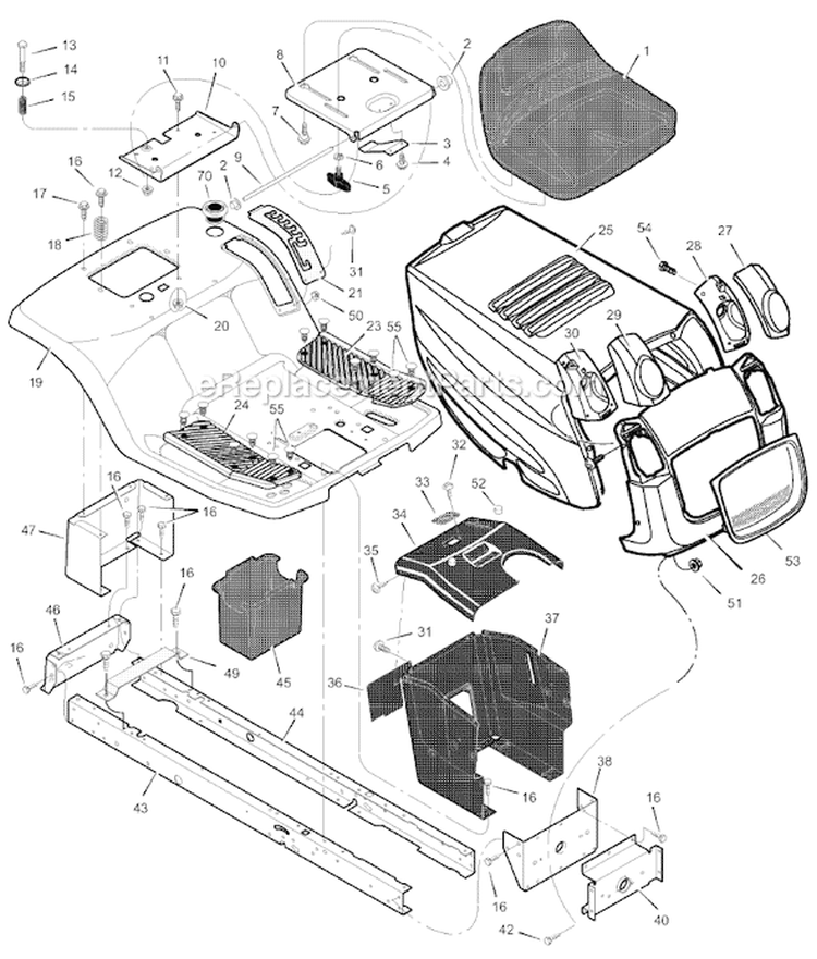 Page M Diagram and Parts List for 405601X50A  Murray Lawn Tractor