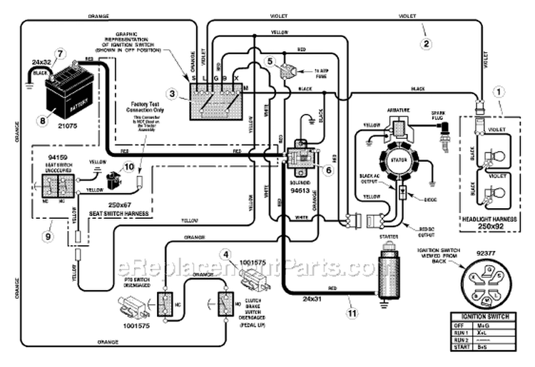 Page C Diagram and Parts List for 405602X51A  Murray Lawn Tractor