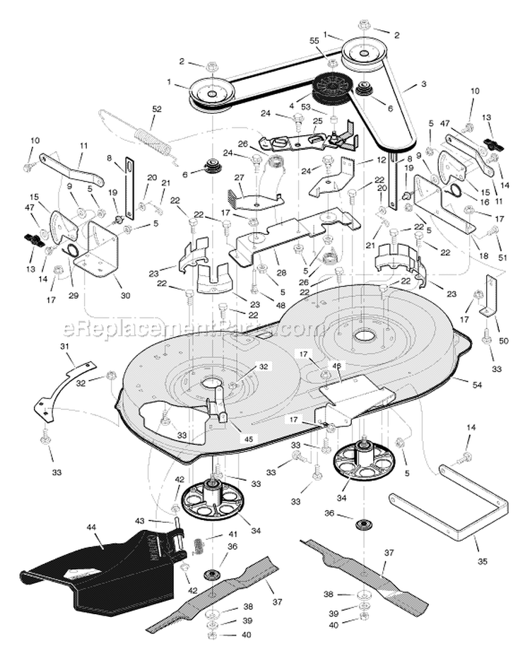 Page E Diagram and Parts List for 405602X51A  Murray Lawn Tractor