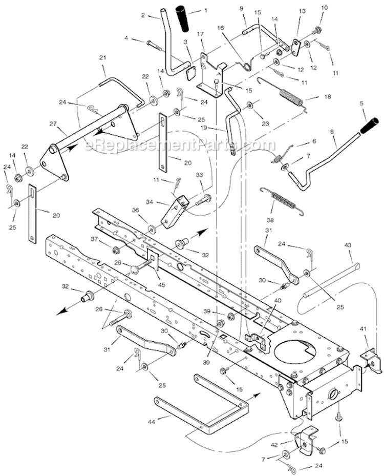Page F Diagram and Parts List for 405606X108A  Murray Lawn Tractor