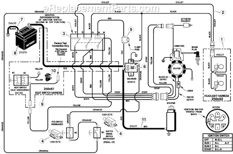 Page C Diagram and Parts List for 405606X50A  Murray Lawn Tractor