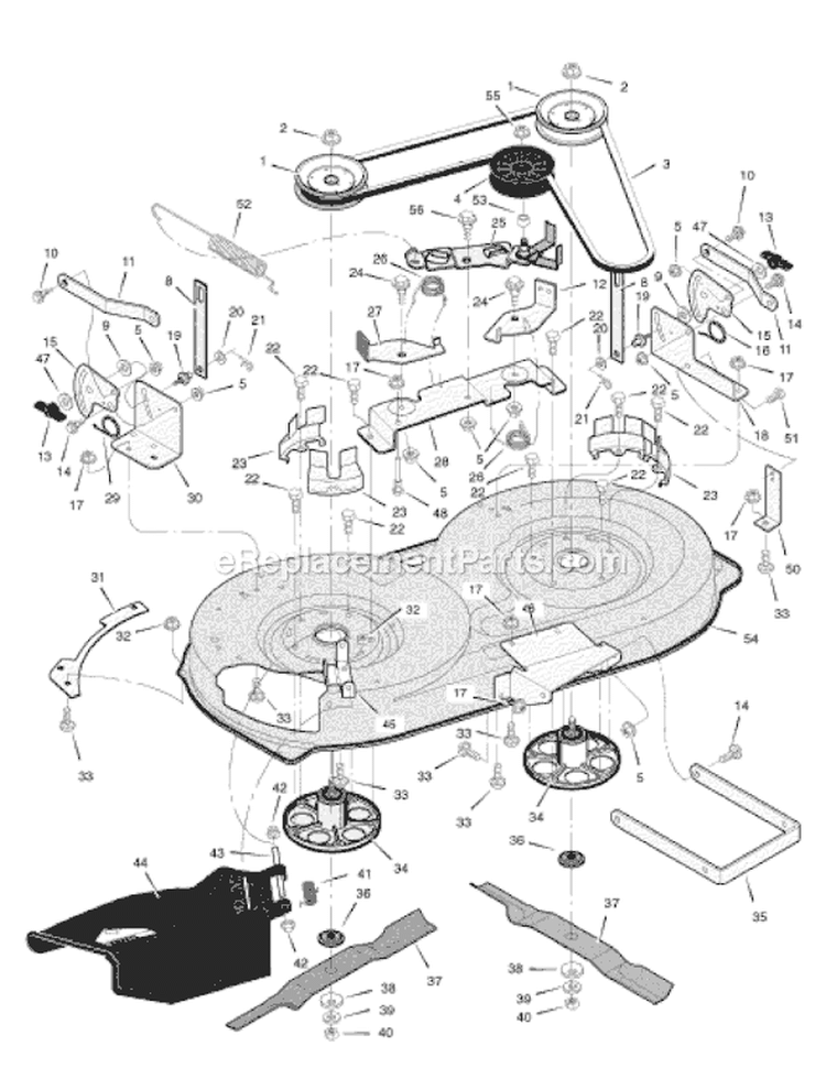 Page E Diagram and Parts List for 405606X50B-SW  Murray Lawn Tractor