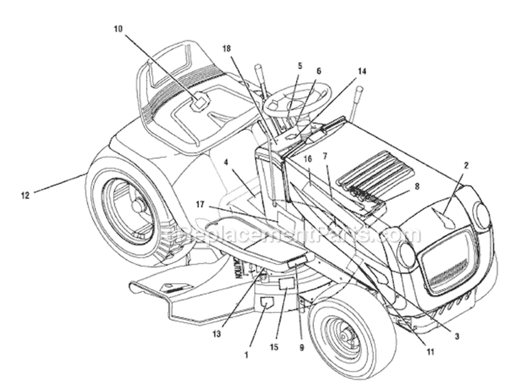 Page B Diagram and Parts List for 405606X50C  Murray Lawn Tractor