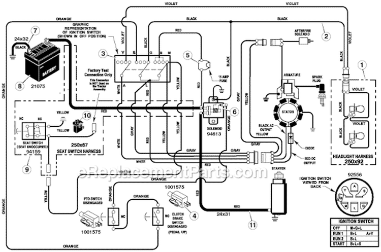 Page C Diagram and Parts List for 405606X78A  Murray Lawn Tractor