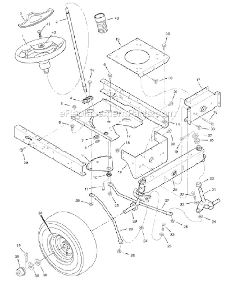 Page G Diagram and Parts List for 405606X78B  Murray Lawn Tractor
