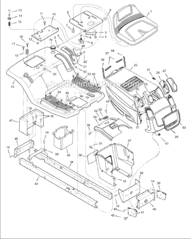 Page A Diagram and Parts List for 405607X78A  Murray Lawn Tractor