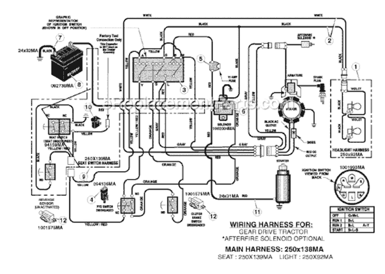 Page C Diagram and Parts List for 405607X78A  Murray Lawn Tractor