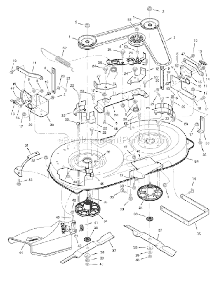 Page F Diagram and Parts List for 405607X78A  Murray Lawn Tractor