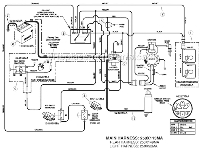 Page D Diagram and Parts List for 405612X108  Murray Lawn Tractor