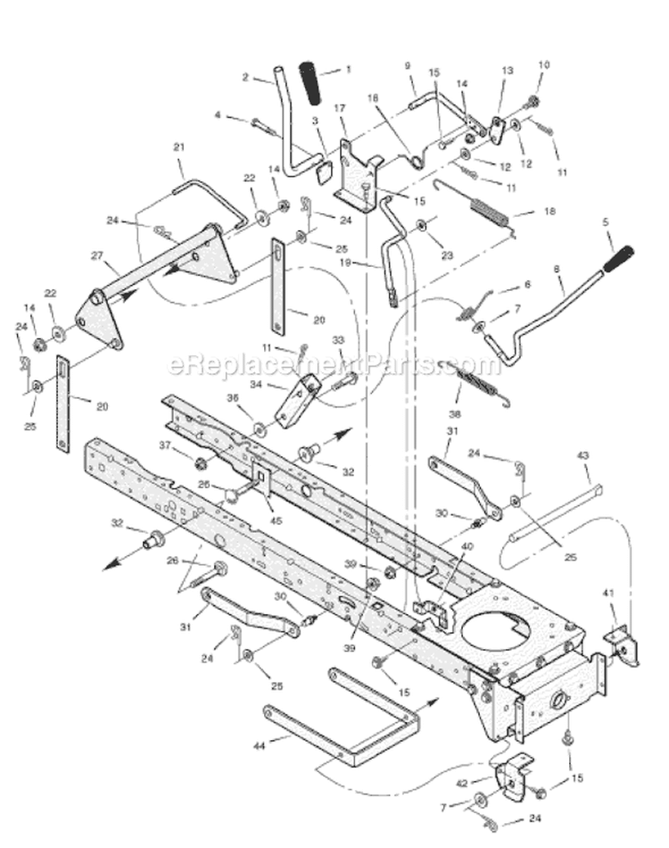 Page F Diagram and Parts List for 405625X51A-SW  Murray Lawn Tractor