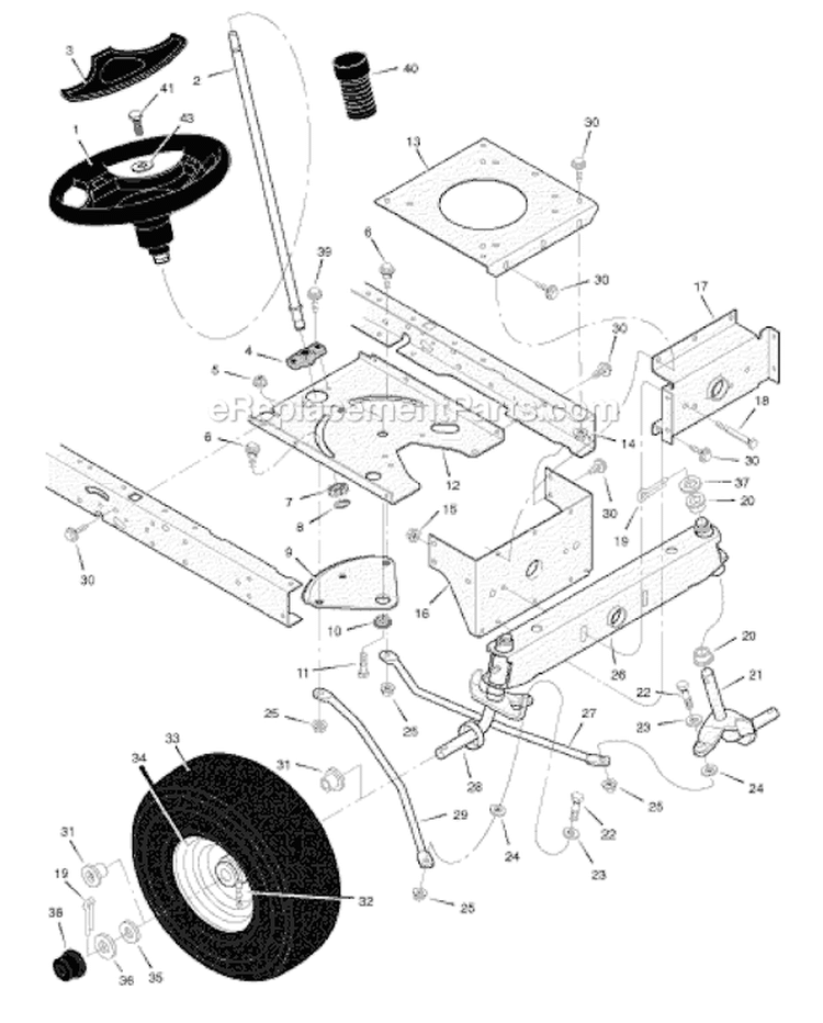 Page G Diagram and Parts List for 405625X51A-SW  Murray Lawn Tractor