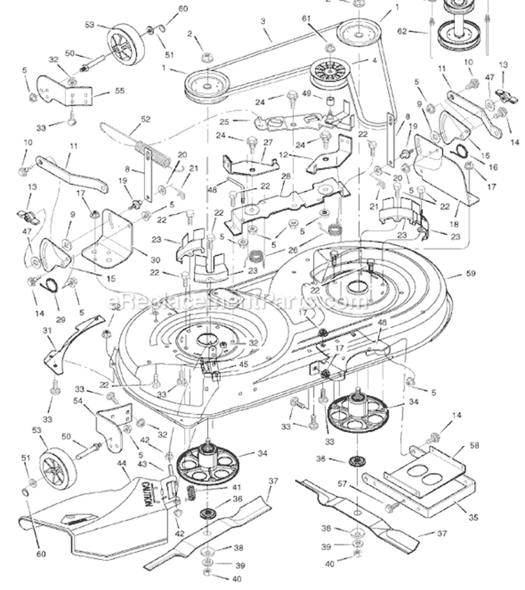 Page F Diagram and Parts List for 425018X00A  Murray Lawn Tractor