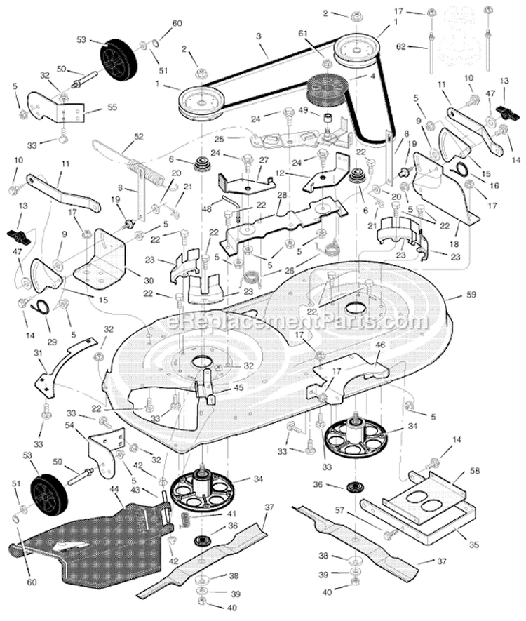Page E Diagram and Parts List for 425600X8A  Murray Lawn Tractor