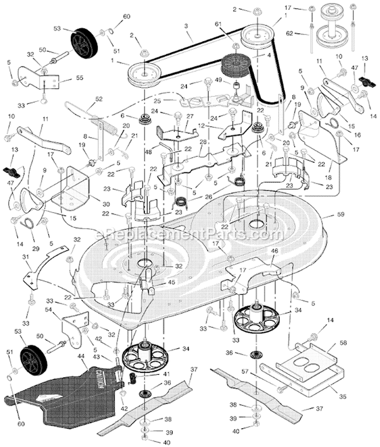 Page E Diagram and Parts List for 425604X18A  Murray Lawn Tractor