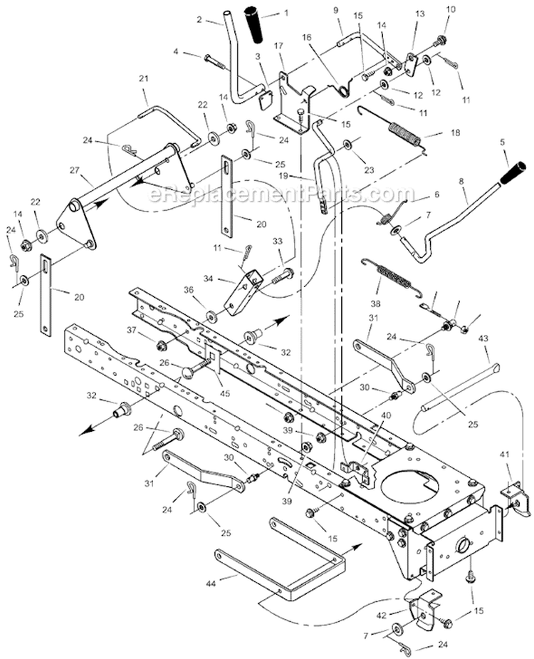 Page F Diagram and Parts List for 425618X48A  Murray Lawn Tractor