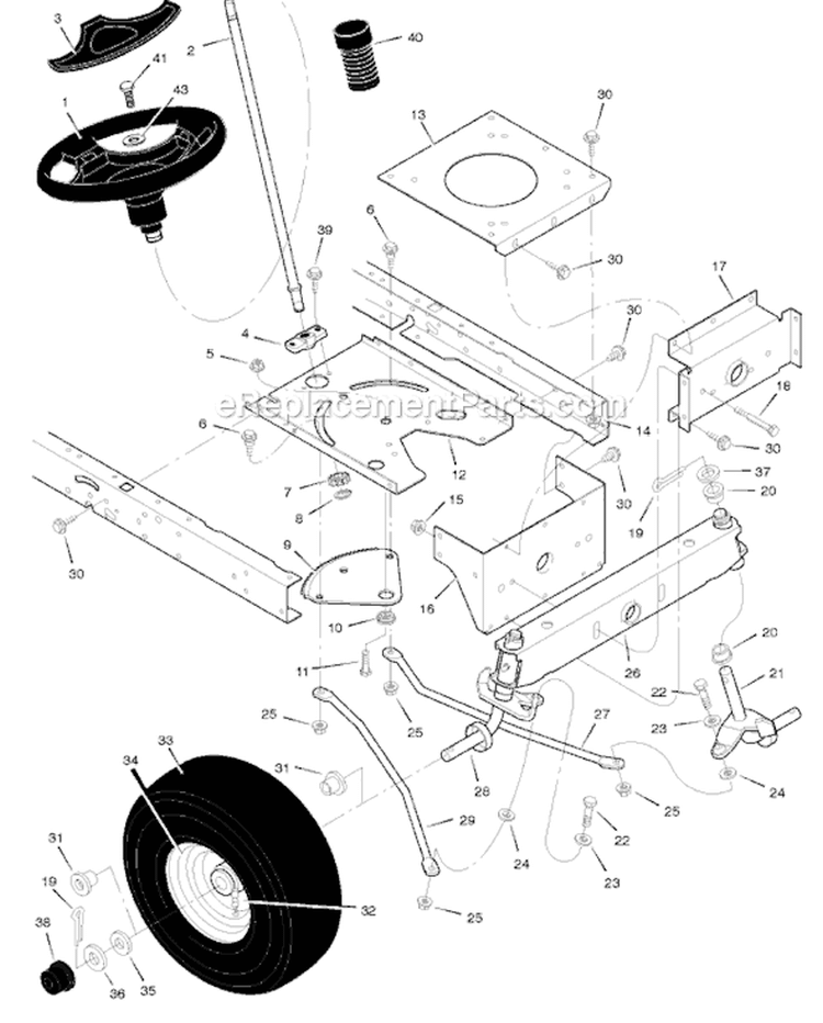Page G Diagram and Parts List for 425621X108B  Murray Lawn Tractor