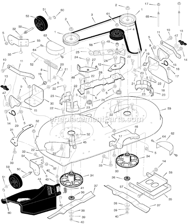 Page E Diagram and Parts List for 425622X50A  Murray Lawn Tractor