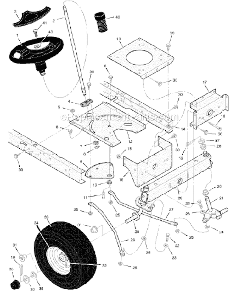 Page G Diagram and Parts List for 425622X50B-SW  Murray Lawn Tractor