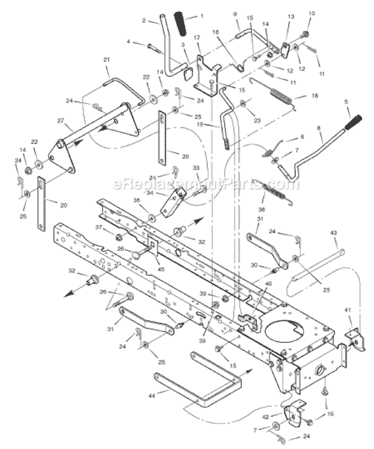 Page G Diagram and Parts List for 425622X50C  Murray Lawn Tractor