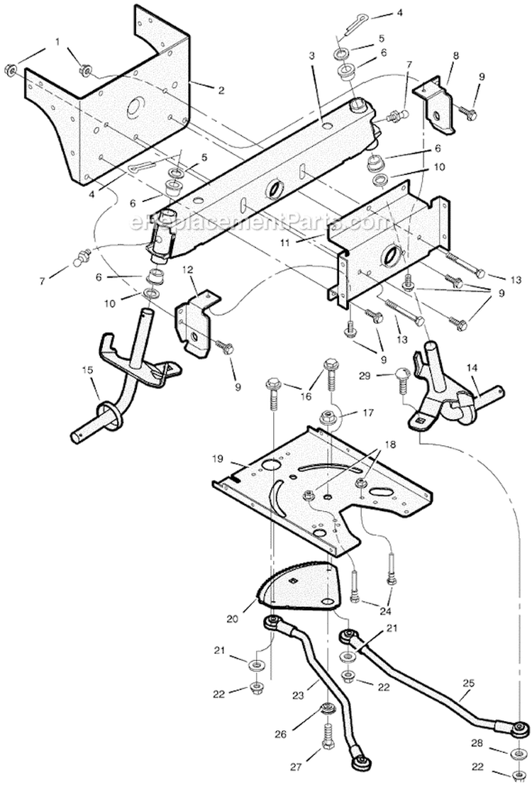 Page E Diagram and Parts List for 425638X692A  Murray Lawn Tractor