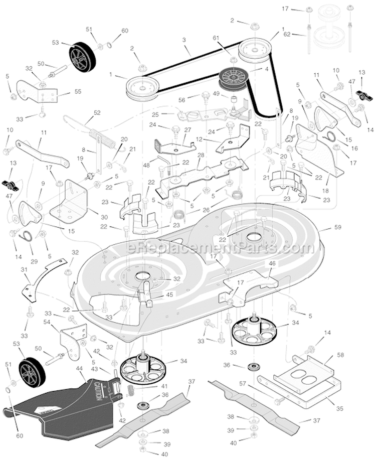 Page E Diagram and Parts List for 425640X50B-SW  Murray Lawn Tractor
