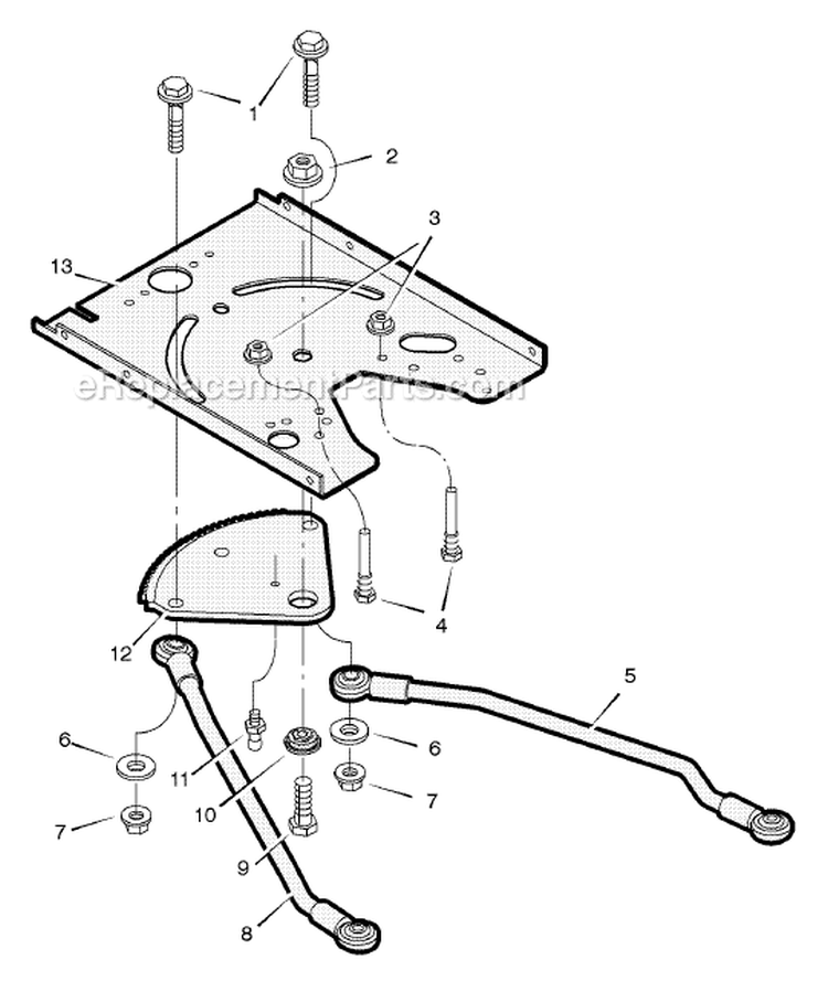 Page L Diagram and Parts List for 461000X8A  Murray Lawn Tractor