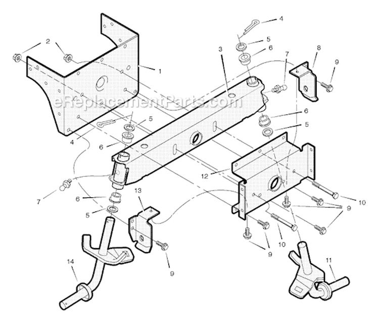 Page D Diagram and Parts List for 461000X8A  Murray Lawn Tractor
