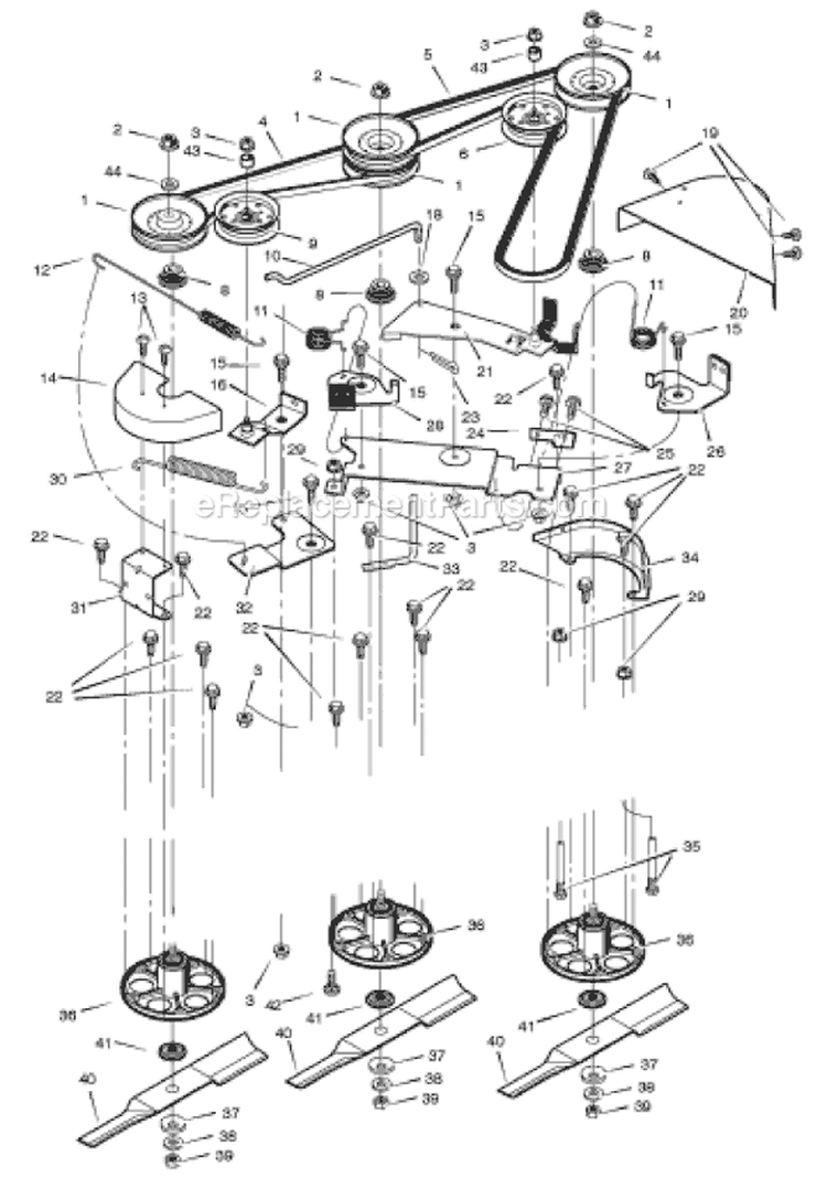 Page A Diagram and Parts List for 461004X92A  Murray Lawn Tractor