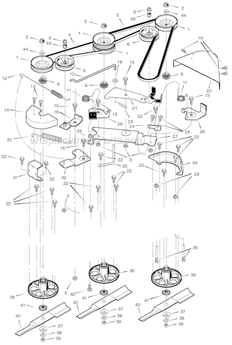 Page A Diagram and Parts List for 461005X68A  Murray Lawn Tractor