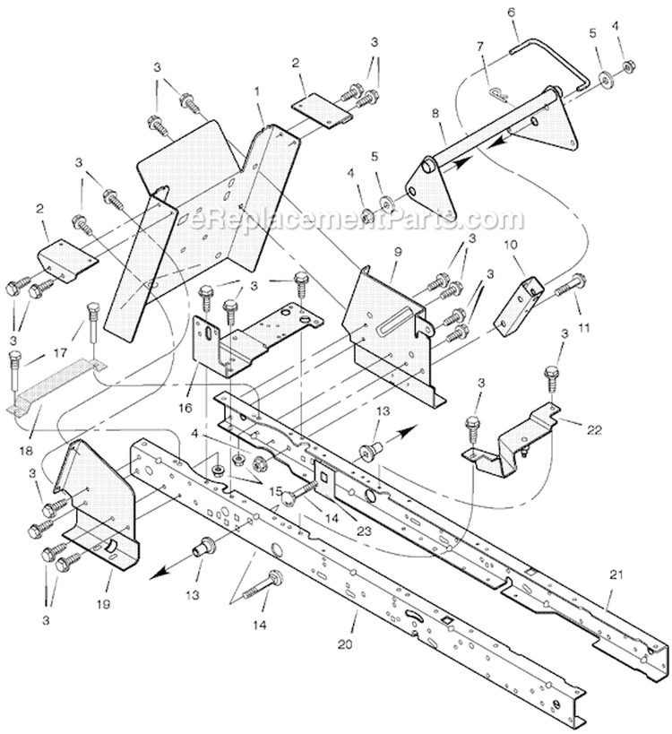 Page J Diagram and Parts List for 461008X692A  Murray Lawn Tractor