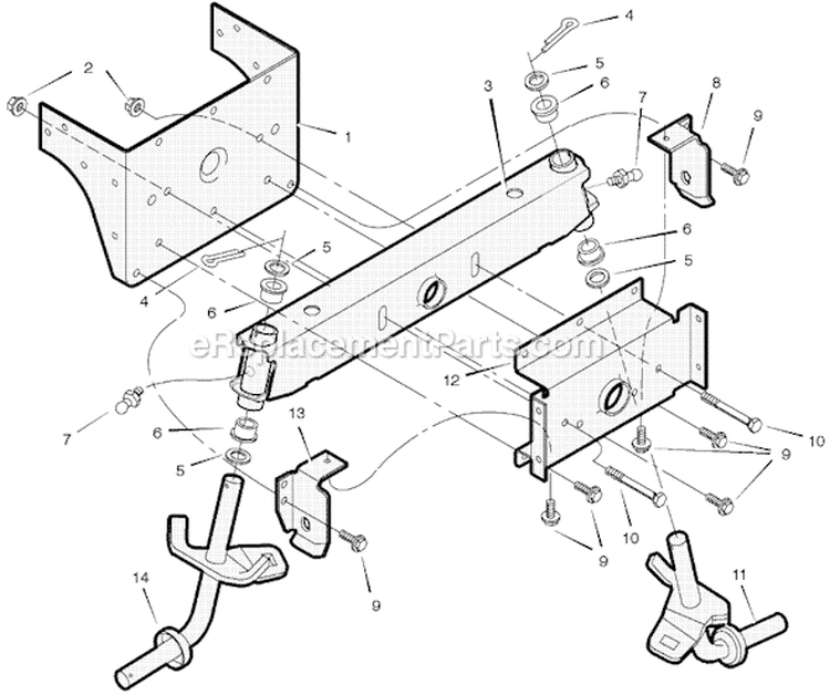 Page D Diagram and Parts List for 461008X692A  Murray Lawn Tractor