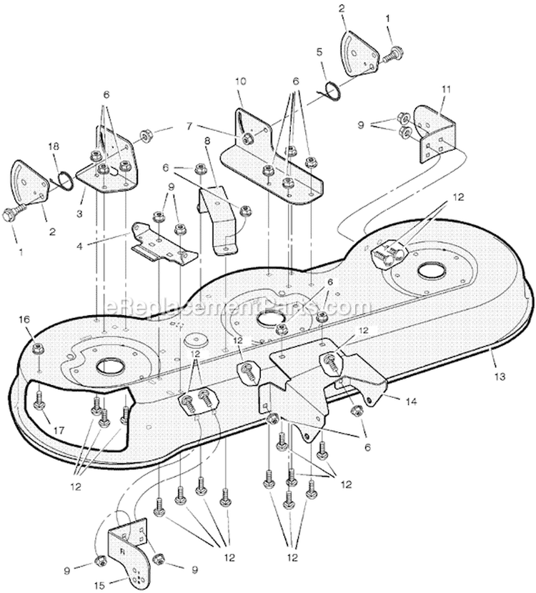 Page H Diagram and Parts List for 461008X692A  Murray Lawn Tractor