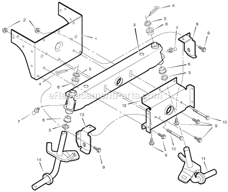 Page D Diagram and Parts List for 461008X92A  Murray Lawn Tractor