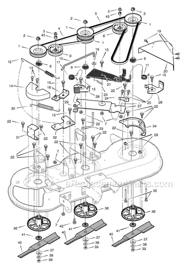 Page A Diagram and Parts List for 461604X99A  Murray Lawn Tractor