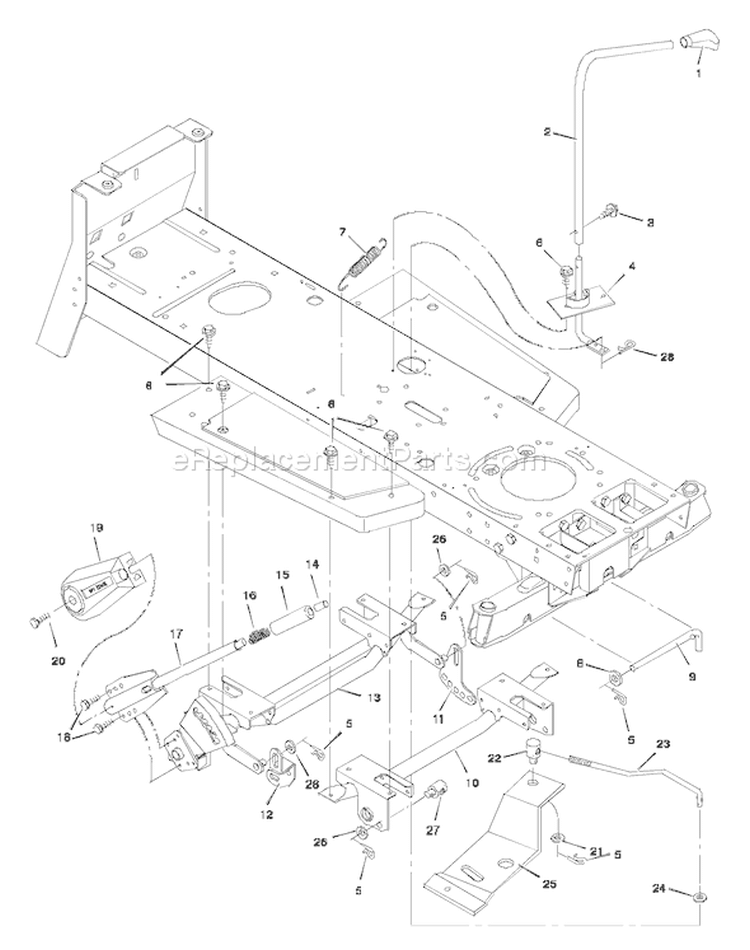 Page F Diagram and Parts List for 46379X192B 46378x6B 1997 Murray Lawn Tractor