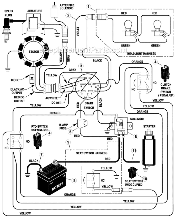 Page C Diagram and Parts List for 465600X31A  Murray Lawn Tractor