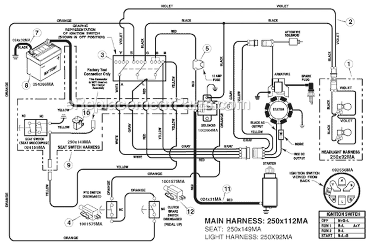 Page C Diagram and Parts List for 465617X51A  Murray Lawn Tractor