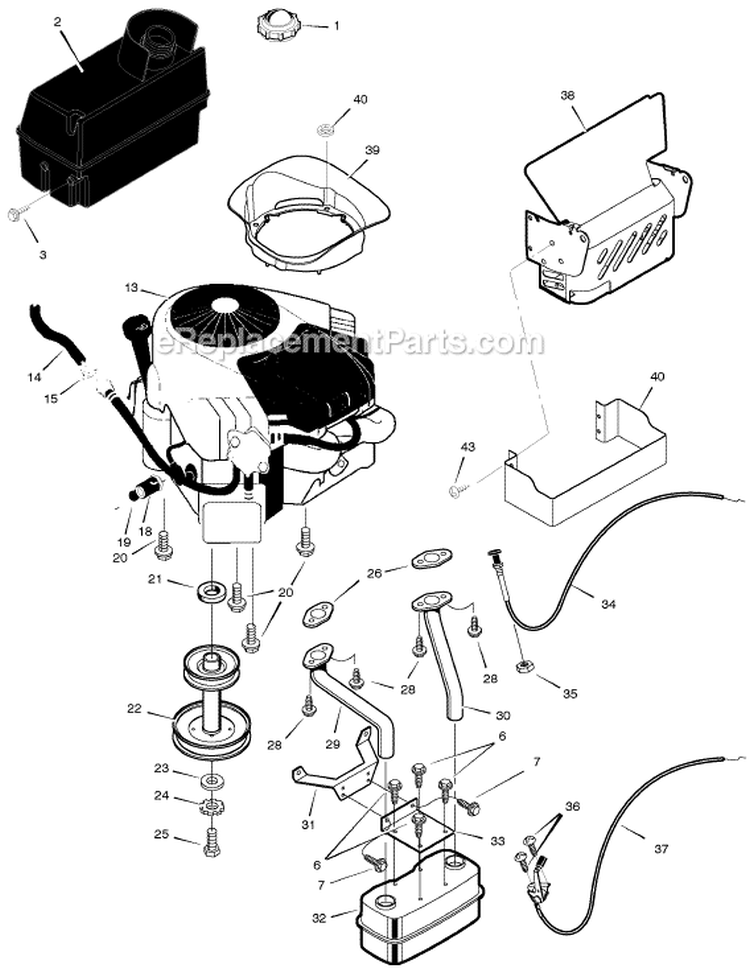 Page D Diagram and Parts List for 465624X50A  Murray Lawn Tractor