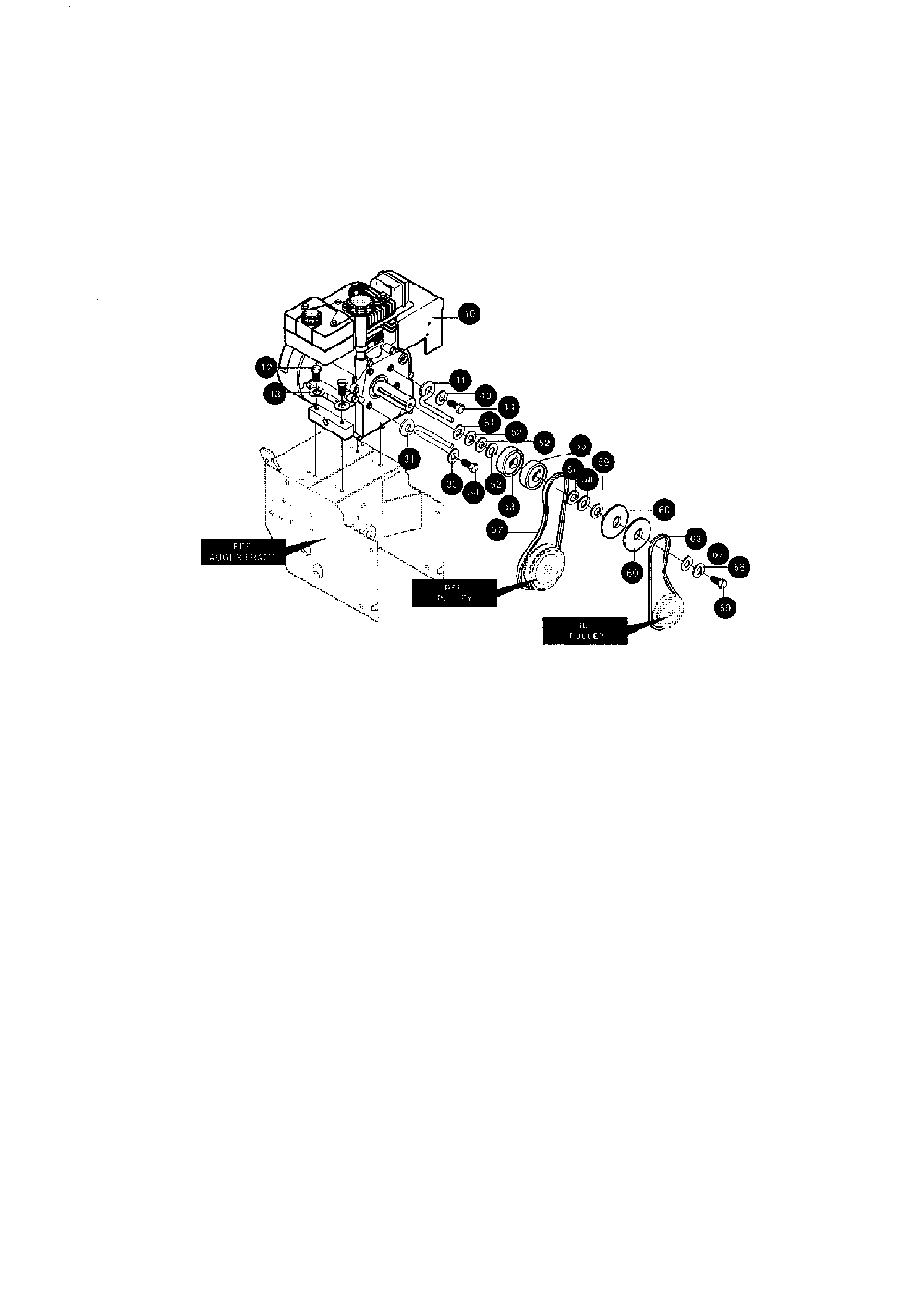 Engine assembly Diagram and Parts List for 624504X6  Murray Snow Blower
