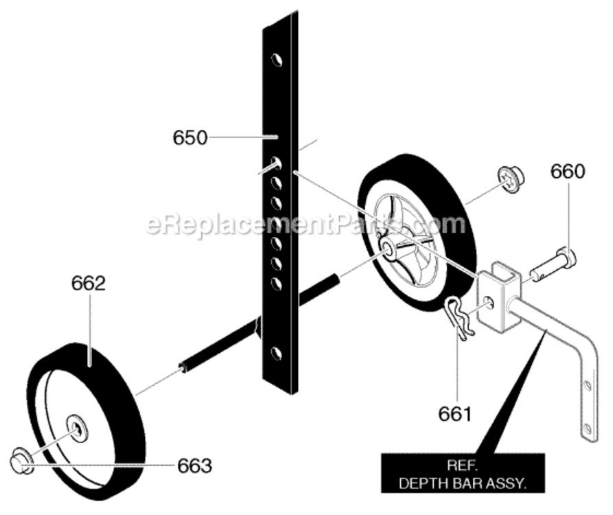 Page F Diagram and Parts List for 53629252300  Murray Cultivator