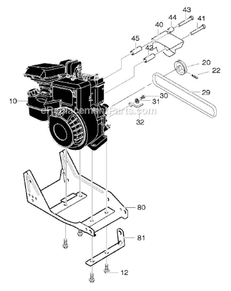 Page B Diagram and Parts List for 536772342  Murray Edger