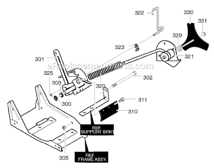 Page E Diagram and Parts List for 536772342  Murray Edger