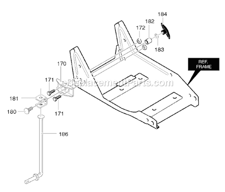 Page G Diagram and Parts List for 536772342  Murray Edger
