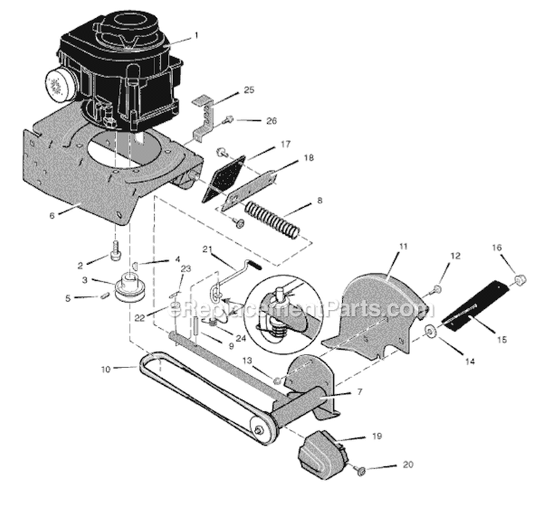 Page A Diagram and Parts List for 536772350  Murray Edger