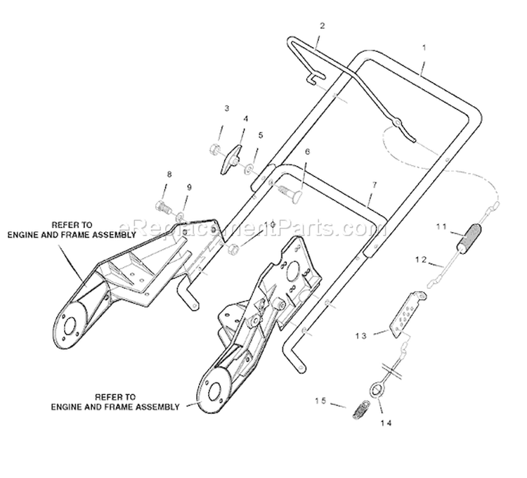 Page G Diagram and Parts List for 6210540X116NA PM50E - 2007 Murray Snow Blower