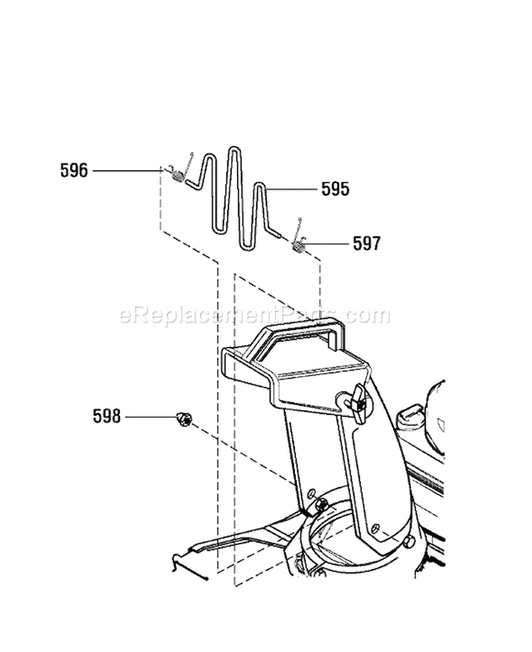 Page B Diagram and Parts List for 6210540X116NA PM50E - 2007 Murray Snow Blower